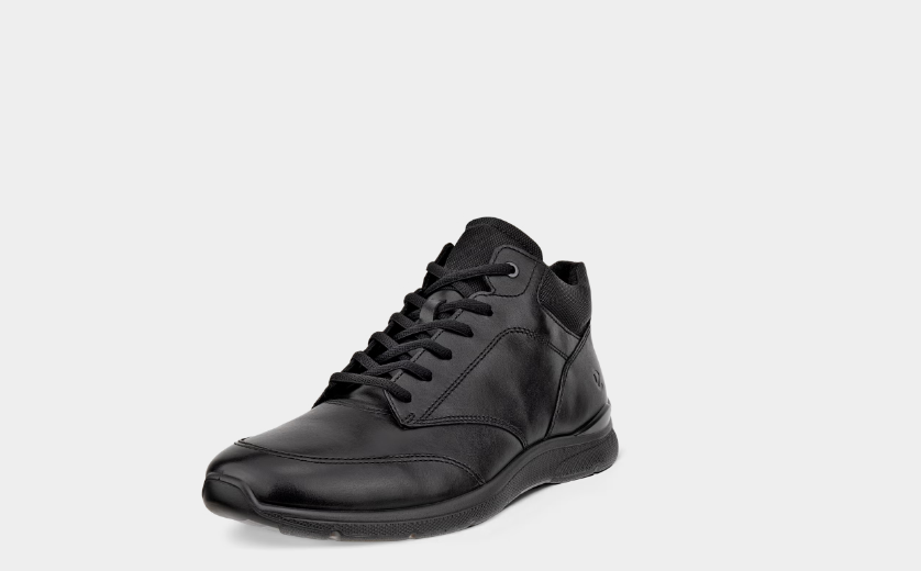 کفش نیم‌ ساق مردانه اکو دانمارک ECCO مدل Irving M Mid-Cut - طراحی ارگونومیک و راحت رنگ مشکی